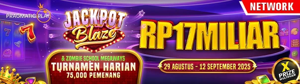 Jackpot Blaze & Zombie School Megaways Turnamen Harian